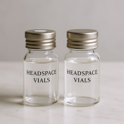 [NA100C9] Clear Crimp Top Vial- Flat Bottom, Bevelled